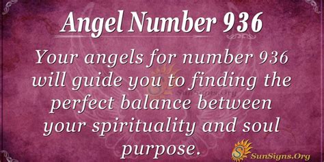 Angel Number 936 Meaning